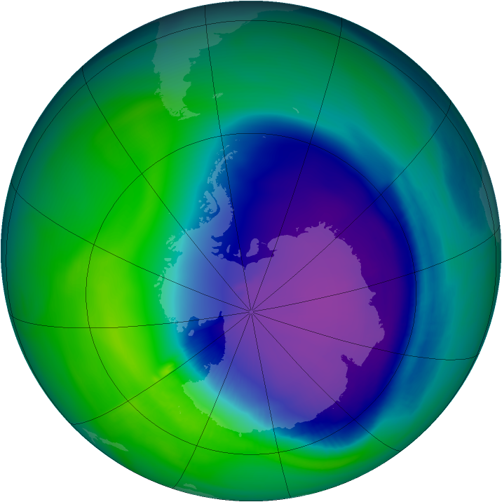 Ozone Map 2006-10-22